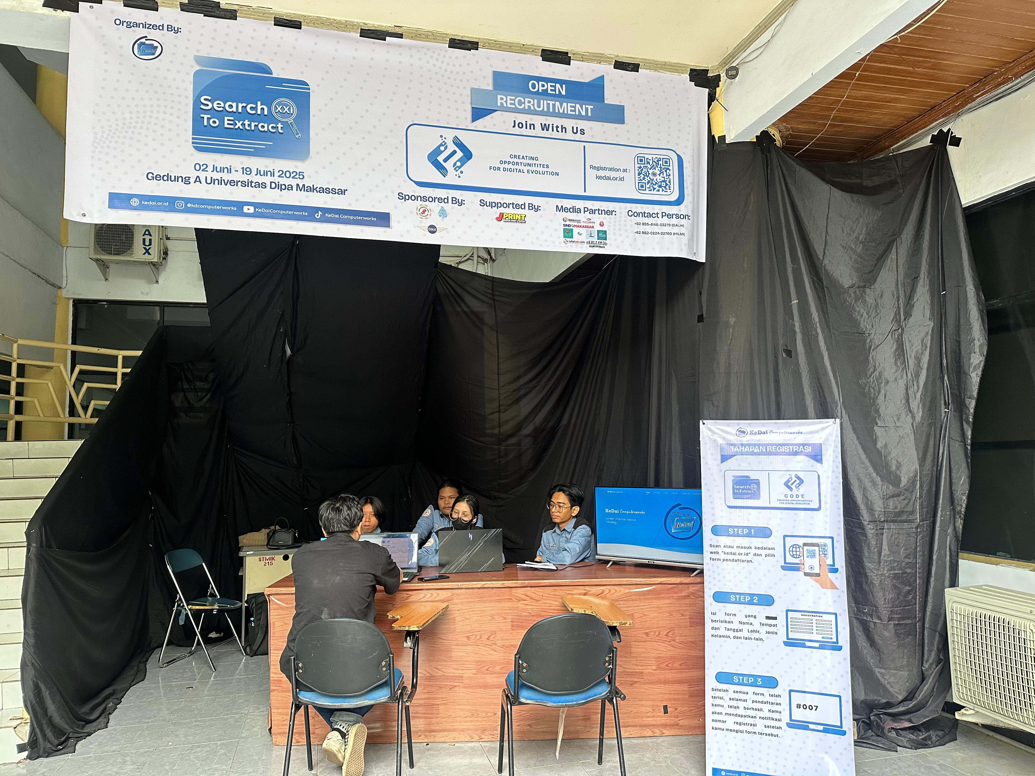 Search To Extract merupakan agenda penerimaan anggota baru KeDai Computerworks 